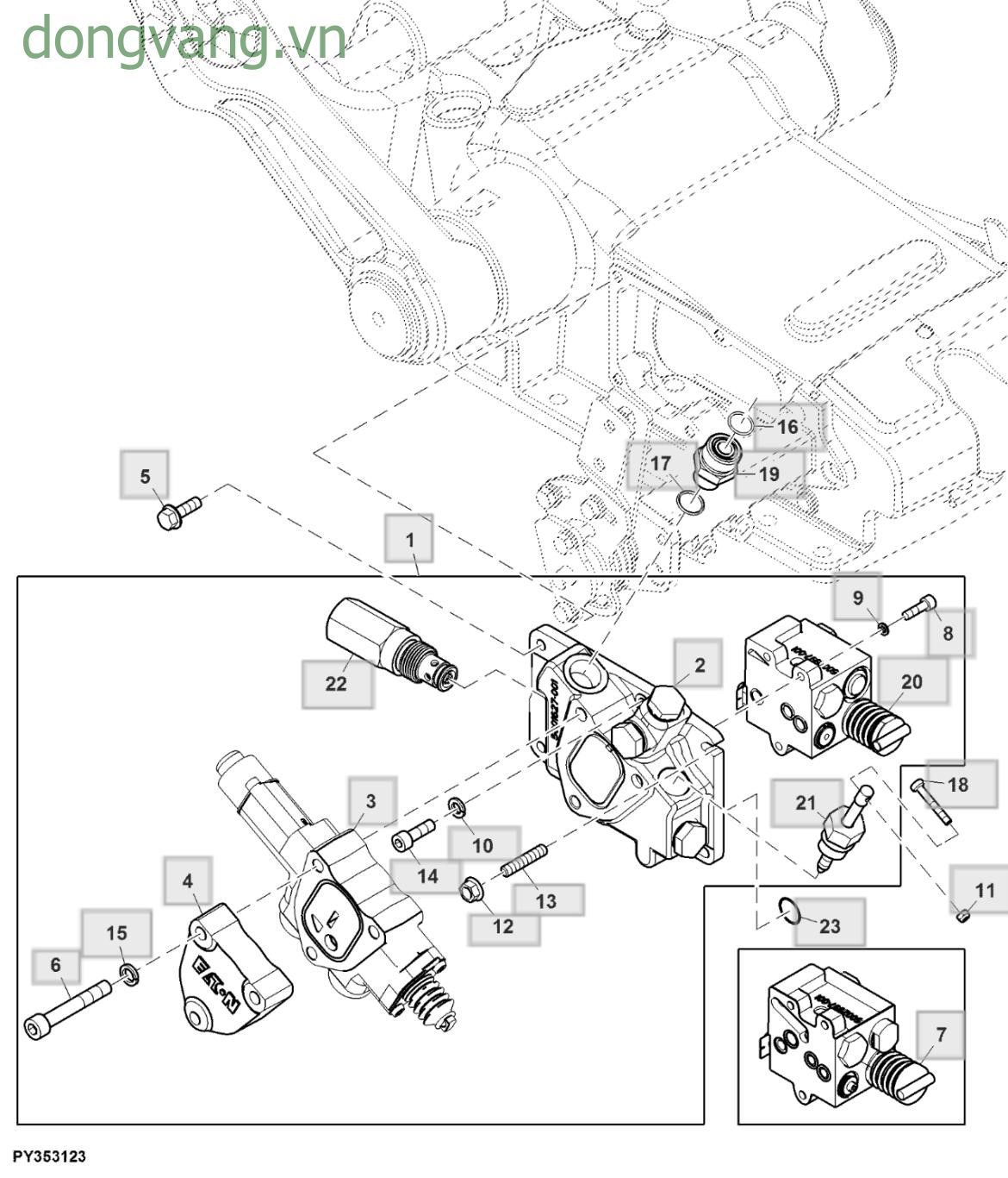 Rockshaft Control Valve, Power Steering W/ SCV - ST920380